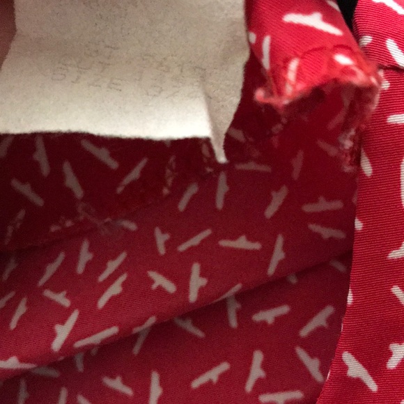 Red and white Laine U.S.A. Peplum Dress Size 3/4 - Picture 7 of 7